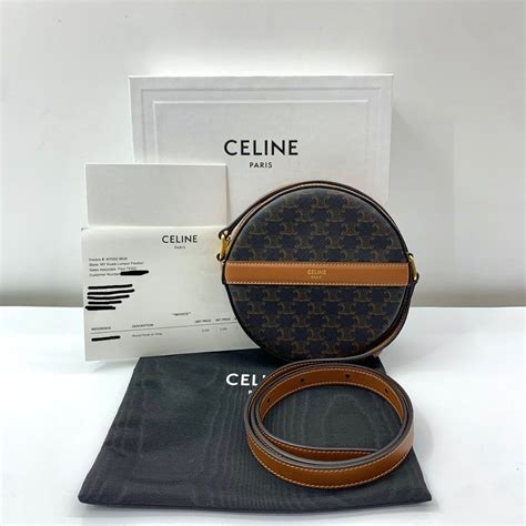 celine 化妝包|celine round bag.